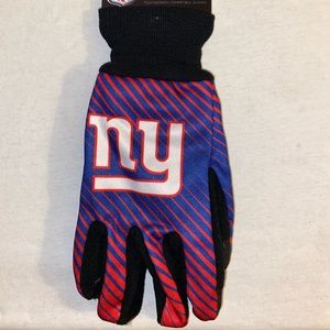 NY Giants NFL Men Texting Gloves